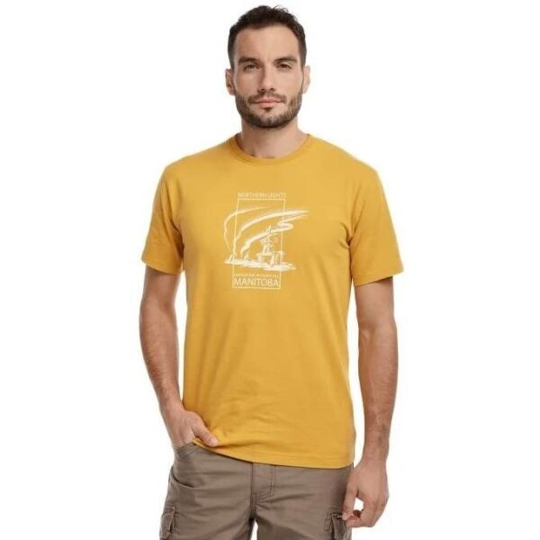 BUSHMAN BUSHMAN RANKIN Мъжка тениска, жълто, размер