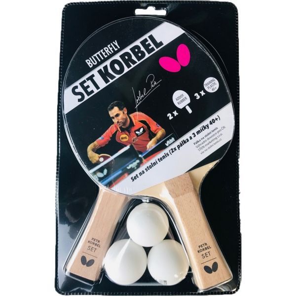 Butterfly Butterfly SET KORBEL Комплект за тенис на маса, кафяво, размер