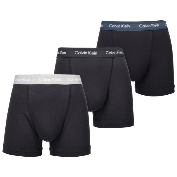 Calvin Klein Calvin Klein 3 PACK TRUNKS - STRETCH Мъжки боксерки, черно, размер