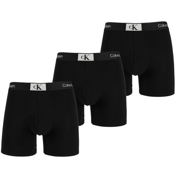 Calvin Klein Calvin Klein ´96 COTTON-BOXER BRIEF 3PK Мъжки боксерки, черно, размер