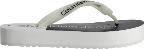 Calvin Klein Calvin Klein BEACH SANDAL FLATFORM Дамски джапанки, бяло, размер
