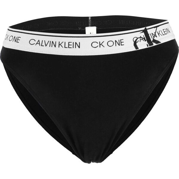 Calvin Klein Calvin Klein FADED GLORY-HIGH LEG TANGA Дамски бикини, черно, размер M