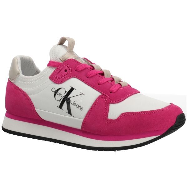 Calvin Klein Calvin Klein RUNNER SOCK LACEUP NY-LTH WN Дамски спортни обувки за свободното време, бяло, размер 39