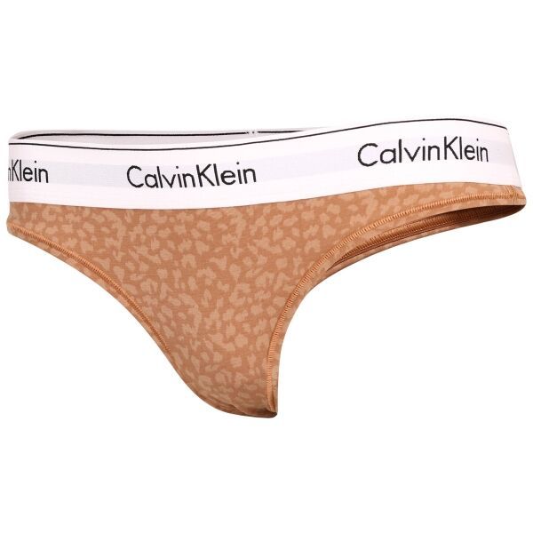 Calvin Klein Calvin Klein THONG Дамски бикини, оранжево, размер XS