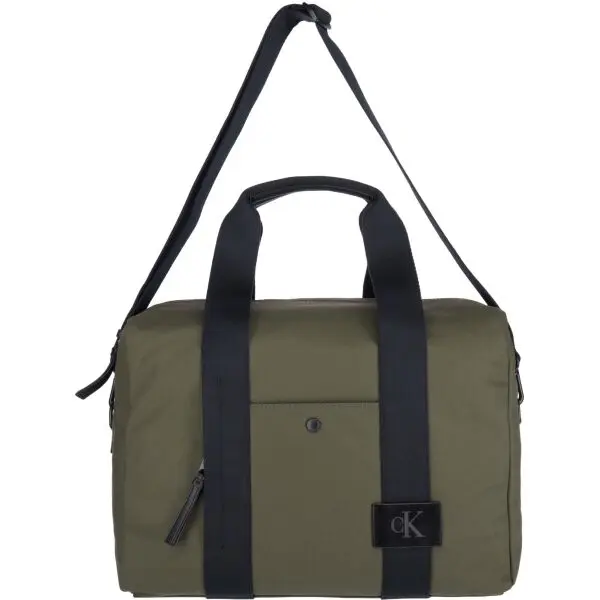 Calvin Klein Calvin Klein CANVAS MIX LARGE DUFFLE Пътна чанта, khaki, размер