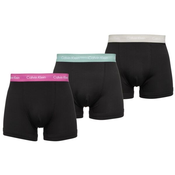 Calvin Klein Calvin Klein COTTON STRETCH-TRUNK 3PK Мъжки боксерки, черно, размер