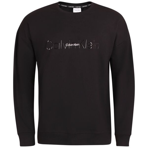 Calvin Klein Calvin Klein EMB ICON LOUNGE-L/S SWEATSHIRT Мъжки суитчър, черно, размер