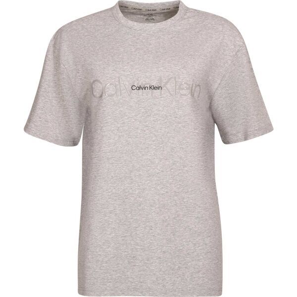 Calvin Klein Calvin Klein EMBOSSED ICON LOUNGE Дамска тениска, сиво, размер