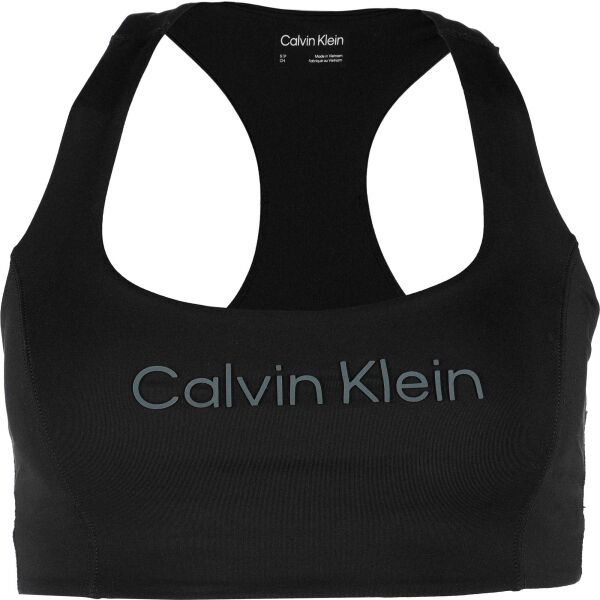Calvin Klein Calvin Klein ESSENTIALS PW MEDIUM SUPPORT SPORTS BRA Дамско спортно бюстие, черно, размер