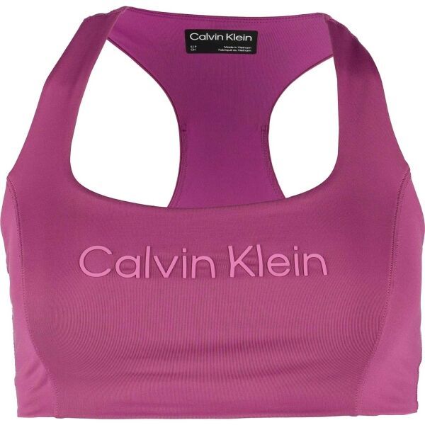 Calvin Klein Calvin Klein ESSENTIALS PW MEDIUM SUPPORT SPORTS BRA Дамско спортно бюстие, розово, размер
