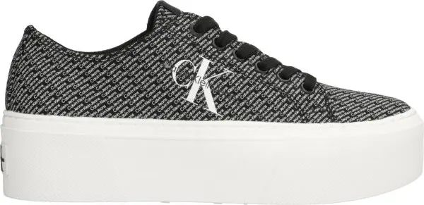Calvin Klein Calvin Klein FLATFORM+ CUPSOLE LOW LACE Дамски спортни обувки, черно, размер