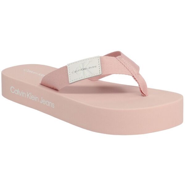 Calvin Klein Calvin Klein FLATFORM FLIPFLOP Дамски джапанки, розово, размер