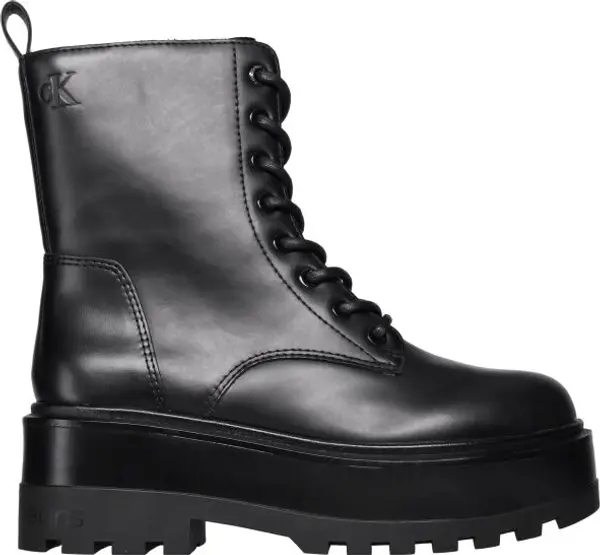 Calvin Klein Calvin Klein FLATFORM HIGH LACE UP Дамски обувки с висок профил, черно, размер