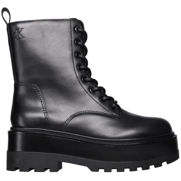 Calvin Klein Calvin Klein FLATFORM HIGH LACE UP Дамски обувки с висок профил, черно, размер