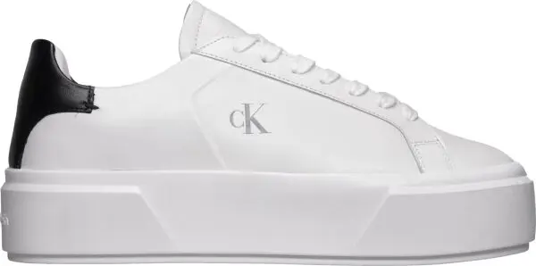 Calvin Klein Calvin Klein FLATFORM LACE UP Дамски кецове, бяло, размер