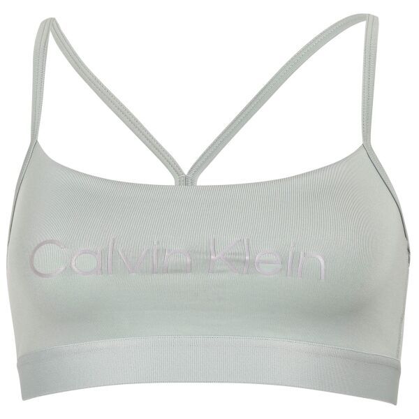 Calvin Klein Calvin Klein LOW SUPPORT SPORTS BRA Дамско спортно бюстие, светлосиньо, размер