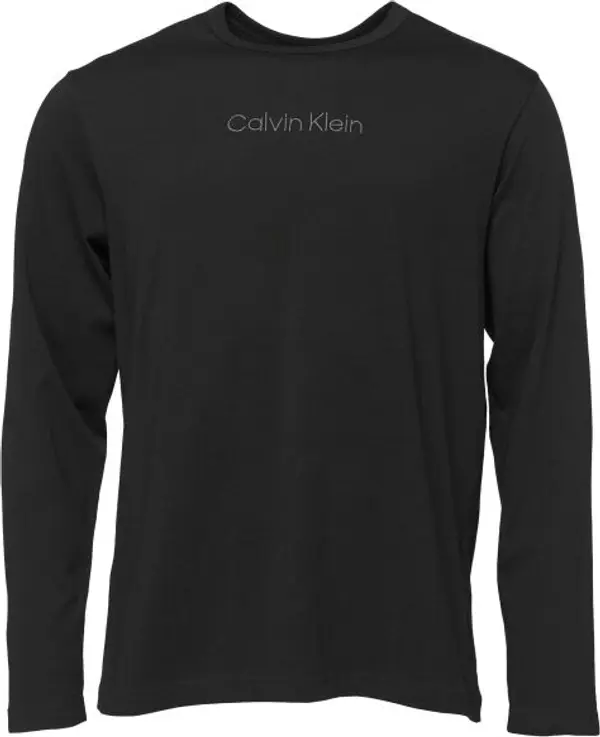 Calvin Klein Calvin Klein L/S CREW NECK Мъжка тениска за сън, черно, размер