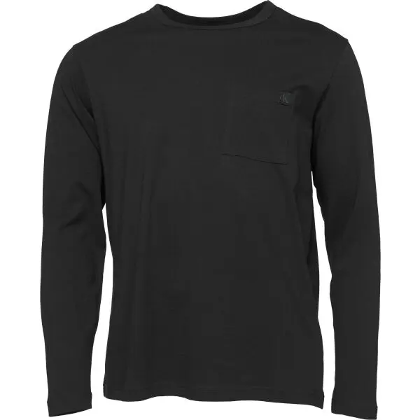 Calvin Klein Calvin Klein L/S CREW NECK Мъжка тениска за сън, черно, размер