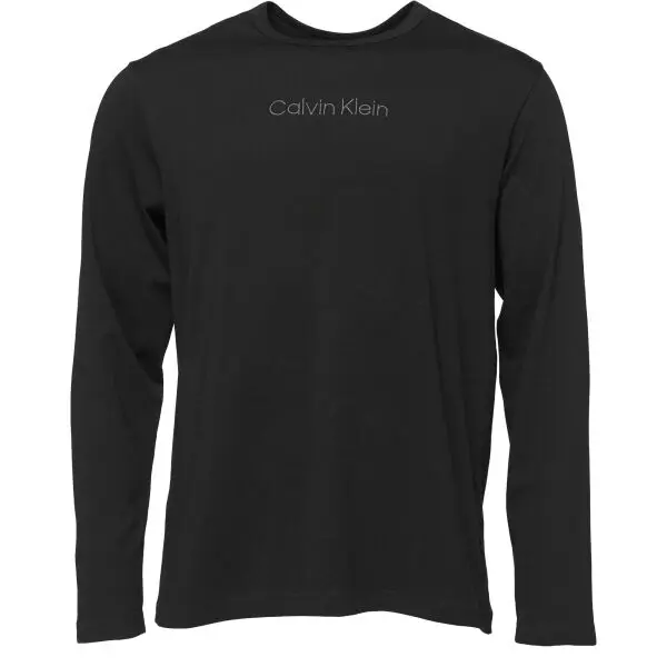 Calvin Klein Calvin Klein L/S CREW NECK Мъжка тениска за сън, черно, размер