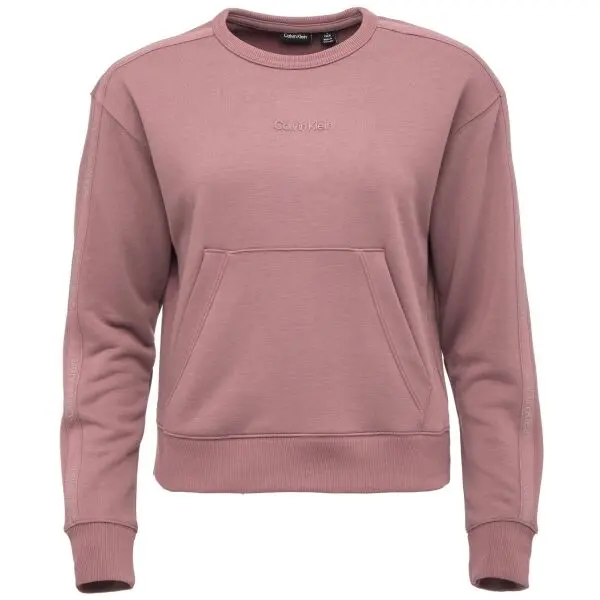 Calvin Klein Calvin Klein PW - Pullover Cropped Дамски суитшърт, розово, размер