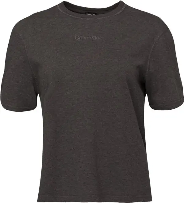 Calvin Klein Calvin Klein PW - SS T-SHIRT Дамска тениска, тъмносиво, размер