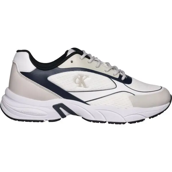 Calvin Klein Calvin Klein RETRO TENNIS LOW KNIT MIX Мъжки обувки за свободното време, бежово, размер