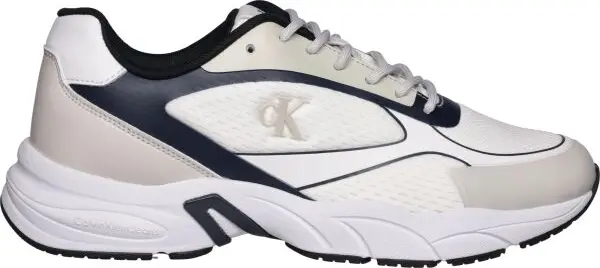 Calvin Klein Calvin Klein RETRO TENNIS LOW KNIT MIX Мъжки обувки за свободното време, бежово, размер