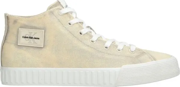 Calvin Klein Calvin Klein SKATER VULC MID LACEUP CS ML DIF Мъжки кецове, бежово, размер