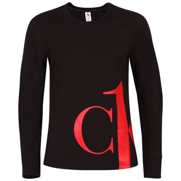 Calvin Klein Calvin Klein SLEEP-L/S CREW NECK Дамска тениска с дълги ръкави, черно, размер