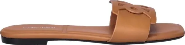 Calvin Klein Calvin Klein SQUARE FLAT Дамски чехли, кафяво, размер