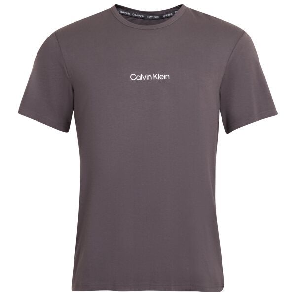 Calvin Klein Calvin Klein S/S CREW NECK Мъжка тениска, тъмносиво, размер