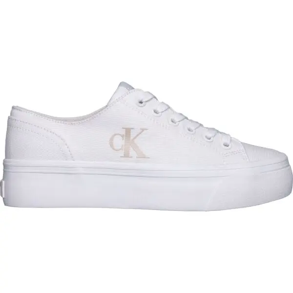 Calvin Klein Calvin Klein VULC FLATFORM LOW CV MG Дамски кецове, бяло, размер