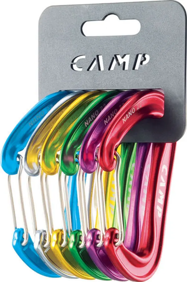 CAMP CAMP NANO 22 RACK PACK 6 Комплект карабинери, микс, размер