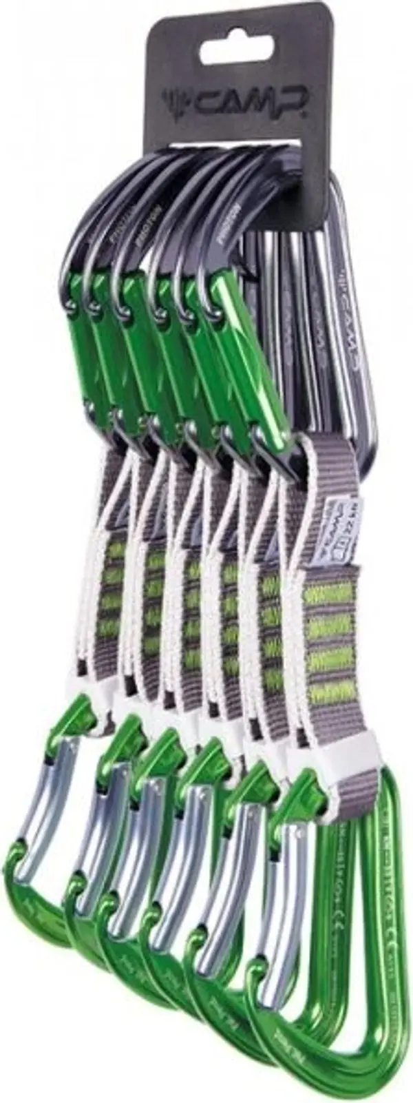 CAMP CAMP PHOTON EXPRESS 6KS PACK 12 CM Комплект експресни примки, зелено, размер