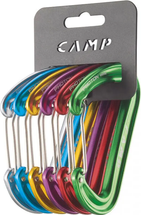 CAMP CAMP PHOTON WIRE RACK PACK 6 Комплект карабинери, микс, размер