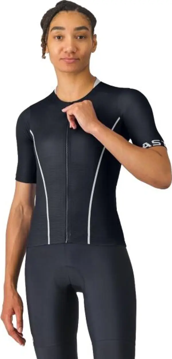 Castelli Castelli ANIMA FLOW JERSEY Дамски колоездачен екип, черно, размер