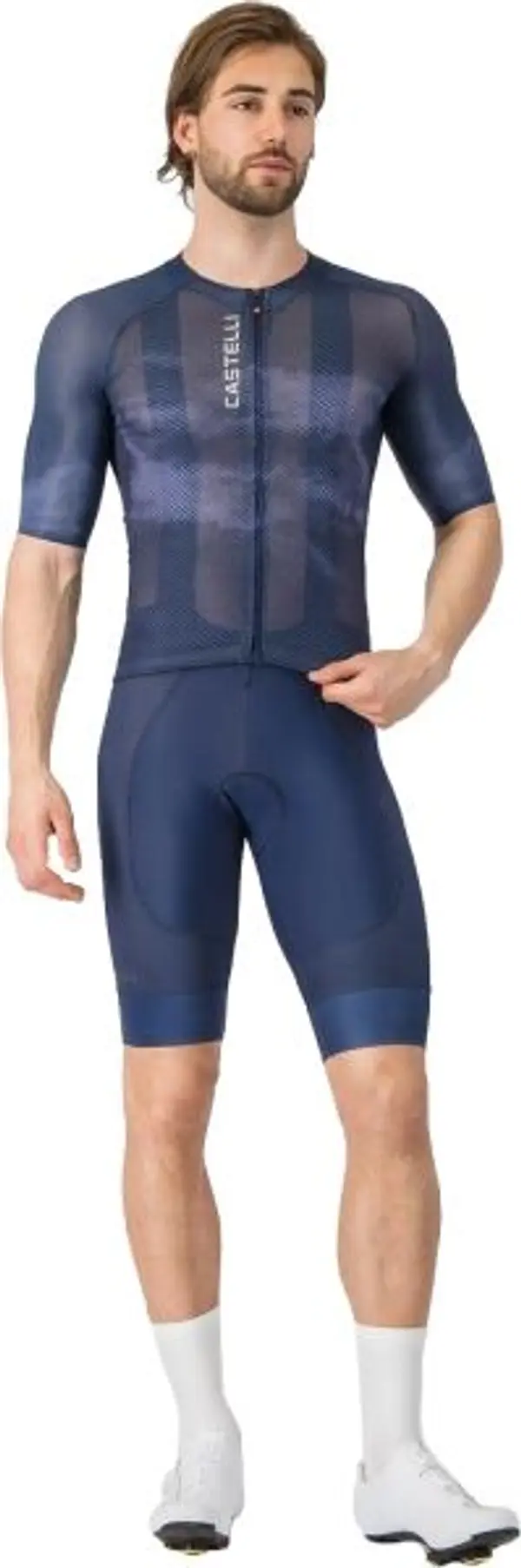 Castelli Castelli CLIMBER'S A/C JERSEY Мъжка колоездачна фланелка, тъмносин, размер XXL