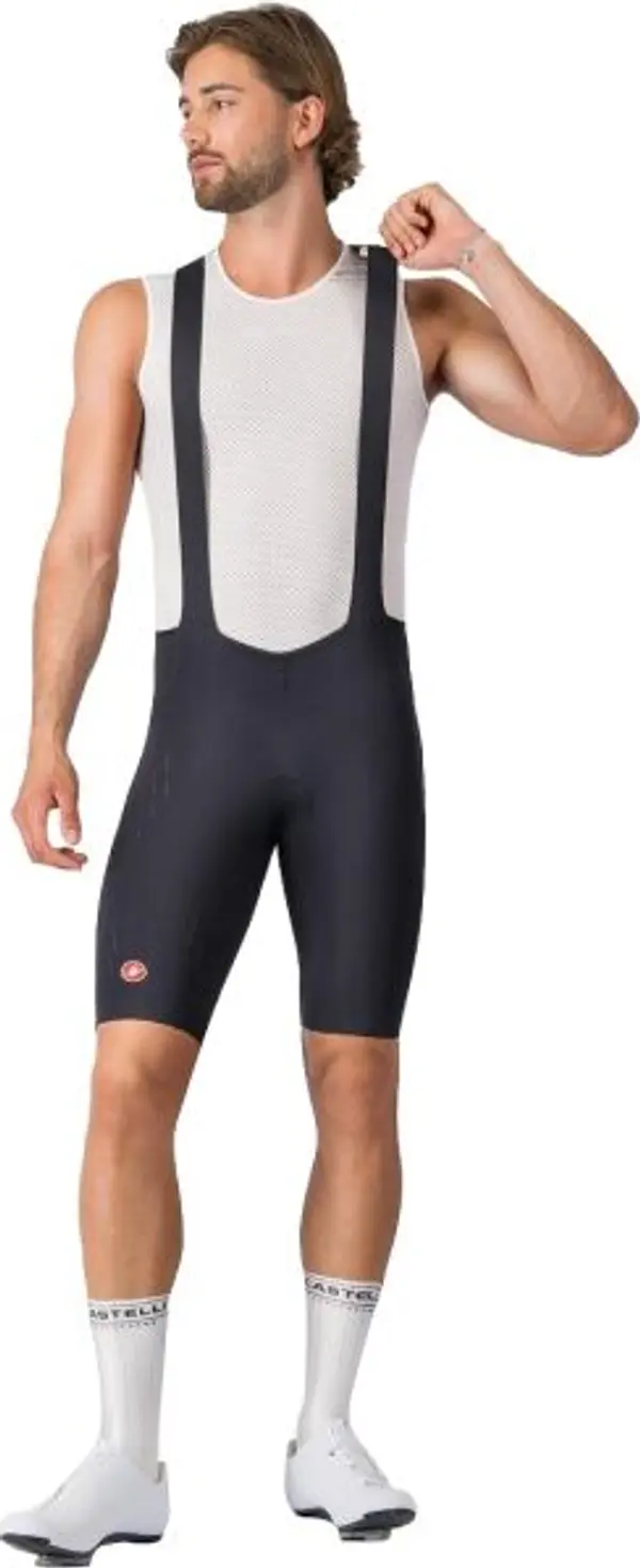 Castelli Castelli FREE AERO RACE S BIBSHORT Мъжки колоездачни шорти, черно, размер XXL