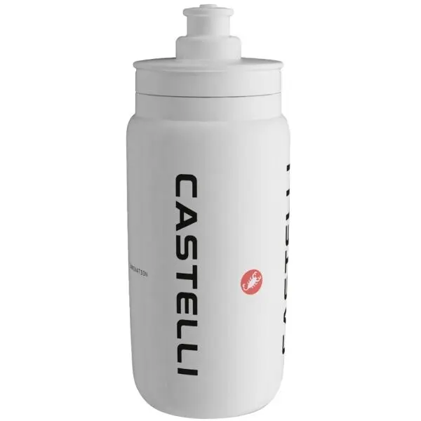 Castelli Castelli LOGO BOTTLE Колоездачна бутилка, бяло, размер