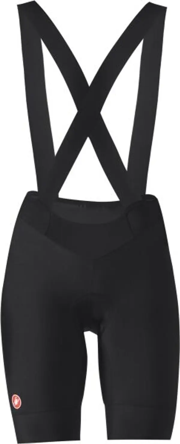 Castelli Castelli PRIMA 2 DT BIBSHORT Дамски колоездачни шорти, черно, размер