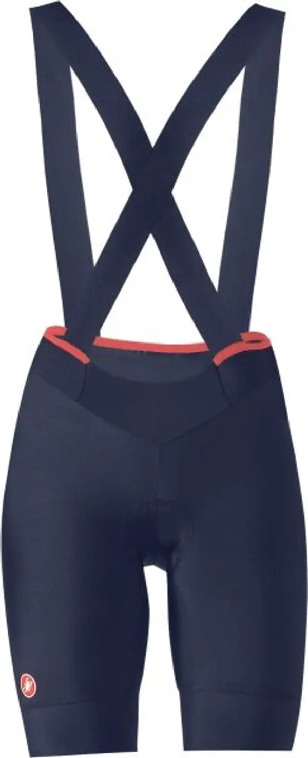 Castelli Castelli PRIMA 2 DT BIBSHORT Дамски колоездачни шорти, тъмносин, размер