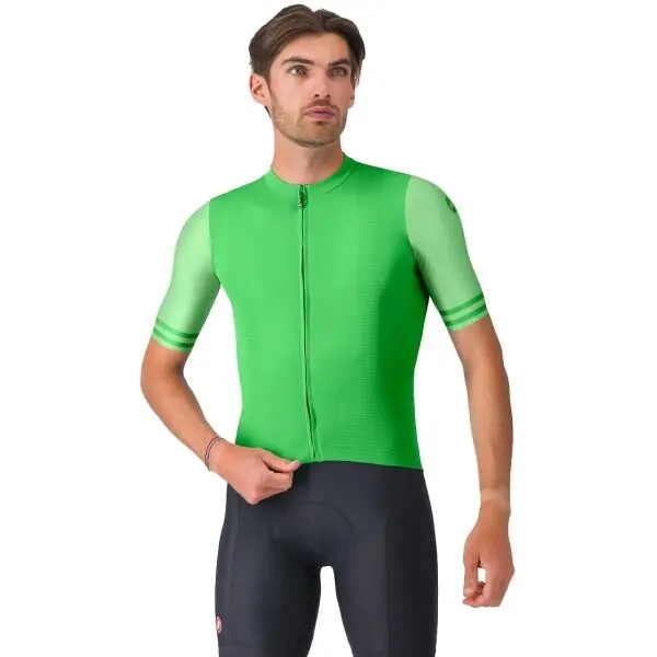 Castelli Castelli PROLOGO LITE 2 JERSEY Мъжка колоездачна фланелка, зелено, размер XXXL