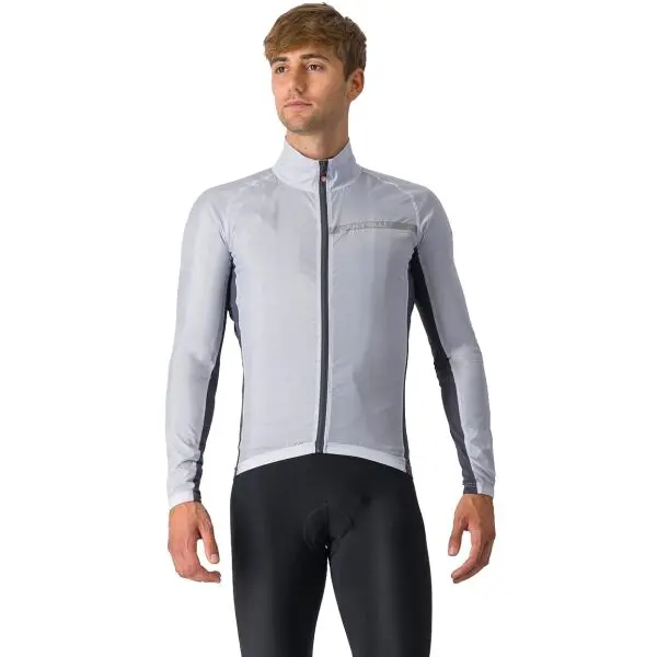 Castelli Castelli SQUADRA STRETCH Мъжко ветроустойчиво яке, сиво, размер