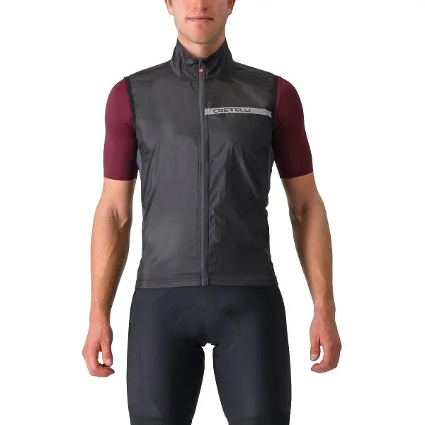Castelli Castelli SQUADRA VEST Мъжки елек за велосипед, черно, размер