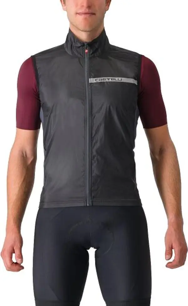 Castelli Castelli SQUADRA VEST Мъжки елек за велосипед, черно, размер