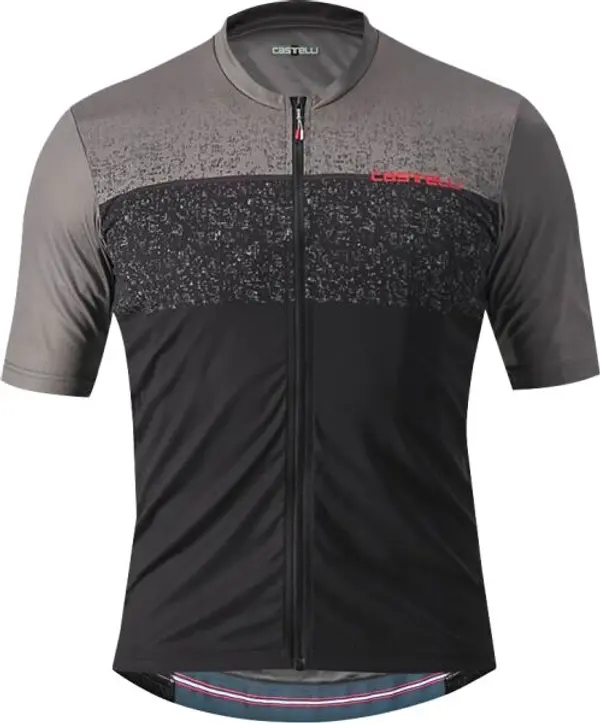 Castelli Castelli UNLIMITED ENTRATA Мъжка колоездачна фланелка, черно, размер