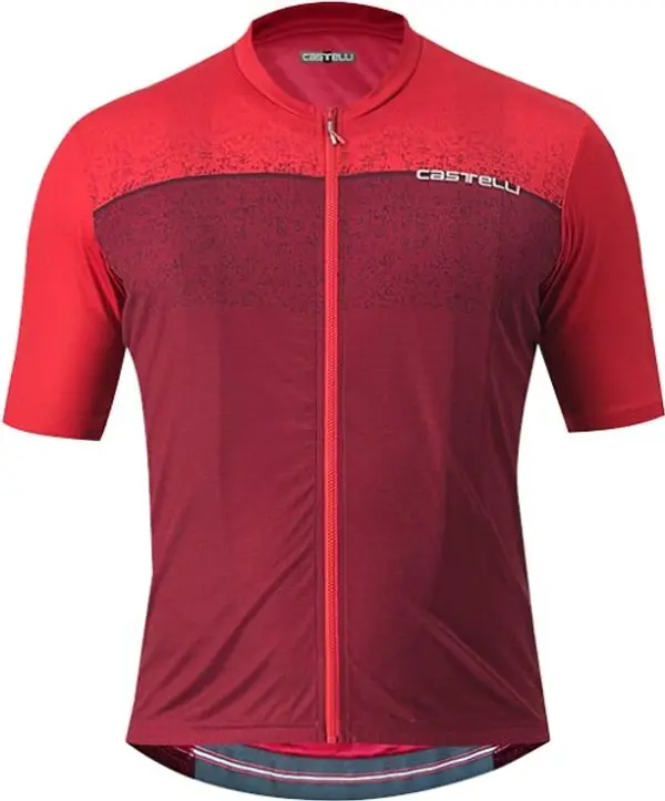 Castelli Castelli UNLIMITED ENTRATA Мъжка колоездачна фланелка, винен, размер XXL