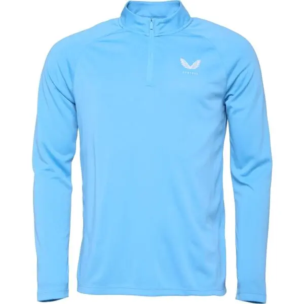 CASTORE CASTORE 1/4 ZIP LS TOP Мъжки спортен суитшърт, светлосиньо, размер