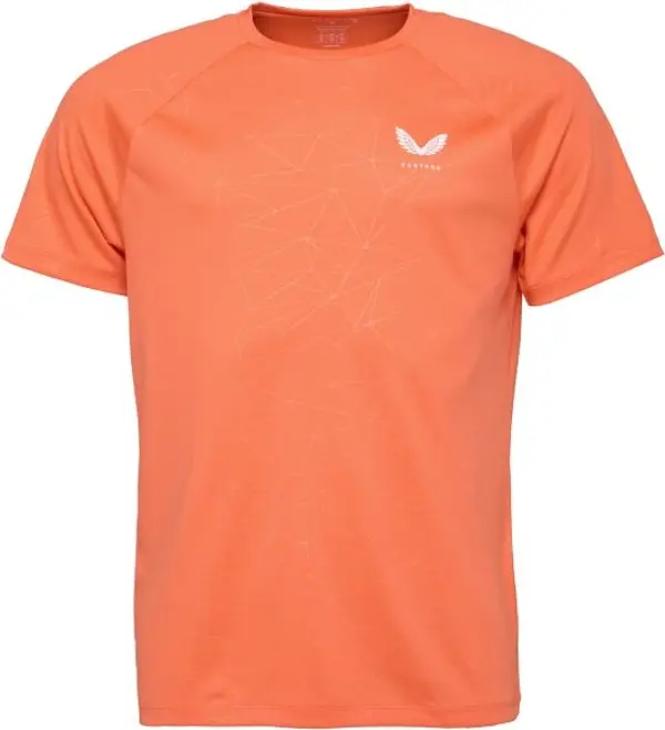 CASTORE CASTORE AOP SS T-SHIRT Мъжка спортна тениска, оранжево, размер