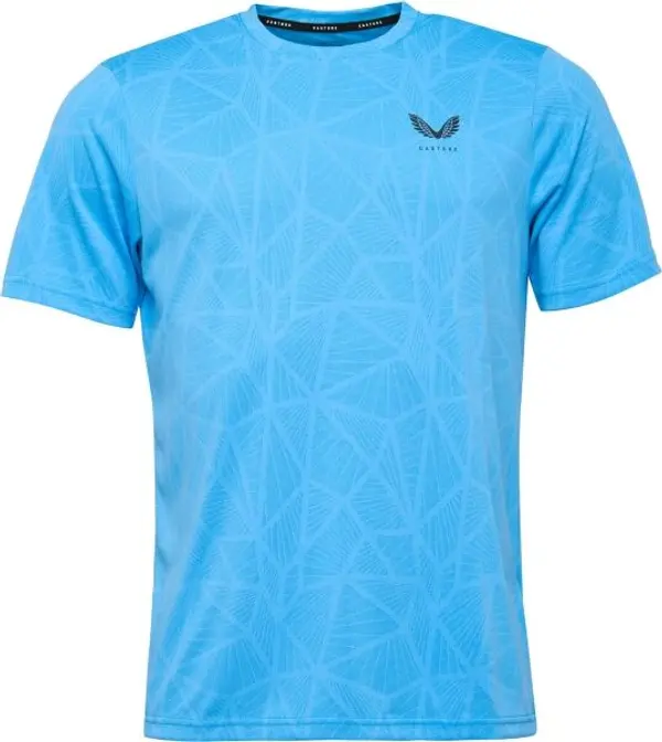 CASTORE CASTORE ENGINEERED KNIT SS T-SHIRT Мъжка тениска, синьо, размер